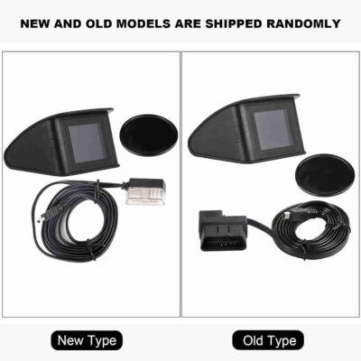 Heads Up Display, P10 Universal Car HUD OBD2 Speed Warning RPM Fuel Consumption Projector - Image 4