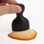 Car Detailing Brush, Soft Bristle Cleaning Brush, Scratch-Free Auto Duster Tool for Dashboard, Air Vents, Leather & Interior Cleaning (Black&Brown) - Image 6