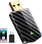 Mini Wireless CarPlay Adapter for iPhone & Android Auto (2026 Upgrade), No Delay, Fast & Stable Connection, Plug & Play, Converts Wired to Wireless Carplay Dongle for 2016+ Cars, USB-A/Type-C Port