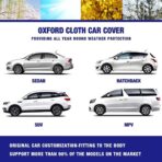 210D Full car Cover Suitable Compatible with Mercedes C-Class C300 2016-2021,All-Weather car Cover,Sun Protection, rain Protection, dust Protection, Wind Protection (Brown) - Image 8