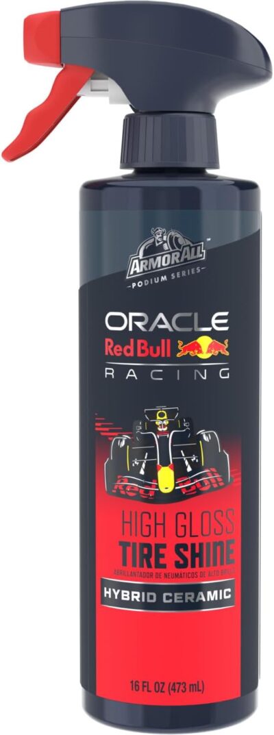 Armor All Podium Series Hybrid Ceramic High Gloss Tire Shine Spray, 16 fl oz, Long-Lasting Car Tire Shine Developed in Collaboration With Oracle Red Bull Racing - Image 7