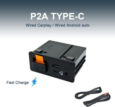 Mazda Apple CarPlay & Android Auto Wired Adapter with Fast Charge & Type-C Port | 2024 Upgraded Retrofit Kit for MZD Connect (2015-2020) | CX-5/CX-9/Mazda3/6/MX-5 | OEM TK78-66-9U0C Hub ​​(P2 PRO) - Image 4