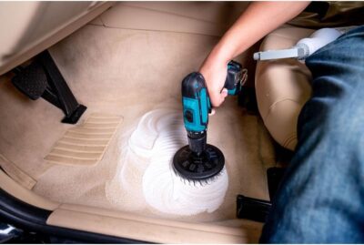Chemical Guys ACC506 Light Duty Spinner Multi-Surface Drill Brush Attachment (Fits Any Standard Drill - Power Scrubber Removes Stains & Gently Cleans Upholstery, Fabric and Carpet), Gray - Image 7