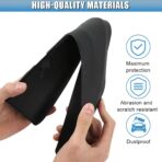 Car Mud Flaps, 12 × 8.5In Flexible & Bendable Splash Guards Set, Vehicle Front & Rear Mudflaps Protection with Screws, Car Exterior Accessories for Sedan, SUV - Image 3