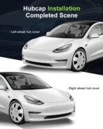 SCITOO 4pcs 15 Inch Silver Hubcaps, Simple Install, Replacement Wheel Covers for Cars, Trucks, SUVs, Beautiful & Durable R15 for Most Cars - Image 7