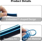 Car Interior Trim Strips,Universal 33ft Car Electroplating Decoration Styling Door Dashboard, Flexible Interior Trim Accessories with Installing Tool(Blue) - Image 3