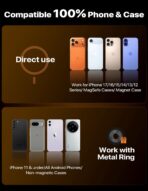 Miracase for MagSafe Car Mount, [Strong Magnetic] 2026 Hands Free Phone Holders for Your Car, Universal Cup Holder Phone Holder for iPhone 17 16 15 14 13 12 Pro Max, Samsung & More Smartphones - Image 7