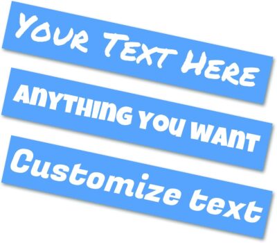 2 Pack Custom Boat Registration Numbers & Name Decal - Personalized Vinyl Boat Stickers - UV/Fade Resistant, Marine Lettering for Hulls & Windshields, Auto, Car, Window, Business, Glass, Truck - Image 2