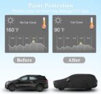 SUV Car Cover for Toyota RAV4, Custom Fit Waterproof All Weather Full Exterior Cover Rain Snow UV Protection Cover with Door Zipper - Image 6