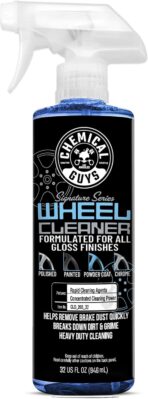 Chemical Guys Signature Series Wheel Cleaner 32 oz Natural Citrus-Based Wheel & Tire Cleaner, Safe for Painted, Powder-Coated & Polished Finishes, Removes Brake Dust & Grime