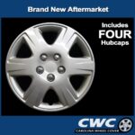 Premium Replica Hubcap Set, Replacement for Toyota Corolla 2005-2008, 15-inch Wheel Cover (4 Pieces)