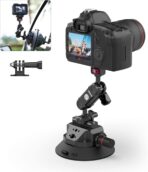 Ulanzi SC-02 Heavy-Duty Suction Cup Mount for Camera/Accessory (4.5"), Pump-actived Vacuum Camera Suction Cup Mount for Action Cameras w Quick Release NATO Magic Arm Car Boat Windshield Window Mount - Image 9