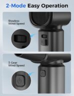 Compressed Air Duster-180000RPM Electric Air Duster Rechargeable Brushless Motor, Stepless Speed/3-Gear Adjustable Mini Blower Cordless with LED Light, Dust Blower for Computer, House, Outdoor, Car - Image 6