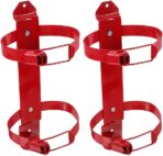 TEHAUX 2-Pack Heavy Duty Fire Extinguisher Mount Bracket for Home, Car, RV, Truck, & Off-Road Vehicles - Secure Wall/Vehicle Holder