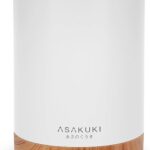 ASAKUKI Essential Oil Diffuser for Home, 300 ml Humidifier with Automatic Shut-Off, Quiet Aromatherapy Diffuser with 7 LED Lights for Living Room, Kitchen, Bedroom, Hotel - Light Brown