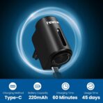 Featwell Car Air Freshener, Three Adjustable Modes Intelligent Car Aroma Diffuser, Rechargeable Car Aroma Diffuser, Black - Image 7