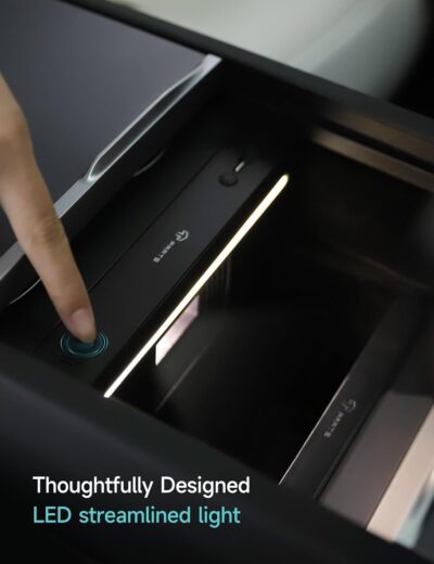 TPARTS Muti-Ports USB Hub for Tesla Model 3 Highland 2024-2026/Model Y Juniper 2025-2026, Center Console Hidden Charger with Retractable Cable Interior Accessories Charging Hub(Premium/Performance) - Image 5