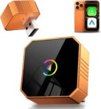 Wireless CarPlay Adapter for iPhone＆Android, 2026 Upgraded Car Play Mini Wired to Wireless Adapter for CarPlay ＆Android Auto Plug and Play Stable Connection & No Latency for iPhone iOS 10+
