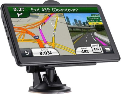 GPS Navigation for Car, 2025 Map 7 inch Touch Screen Car GPS, Voice Turn Direction Guidance, Support Speed and Red Light Warning, Pre-Installed North America Lifetime map Free Update - Image 3