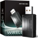 H-Air Wireless CarPlay & Android Auto Adapter, 2026 Upgrade, Plug & Play USB Dongle, Convert Wired CarPlay Auto to Wireless, No Latency, Fast Connection, for Apple iPhone & Android Phones