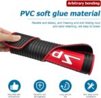 HZEL Car Mud Flaps, 4PCS Soft Flexible Bendable Rubber Vehicle Mudguard Splash Guard with Hardware Tool, Auto Exterior Protection Accessories for Front & Rear, Universal for Most Sedans (Black) - Image 3