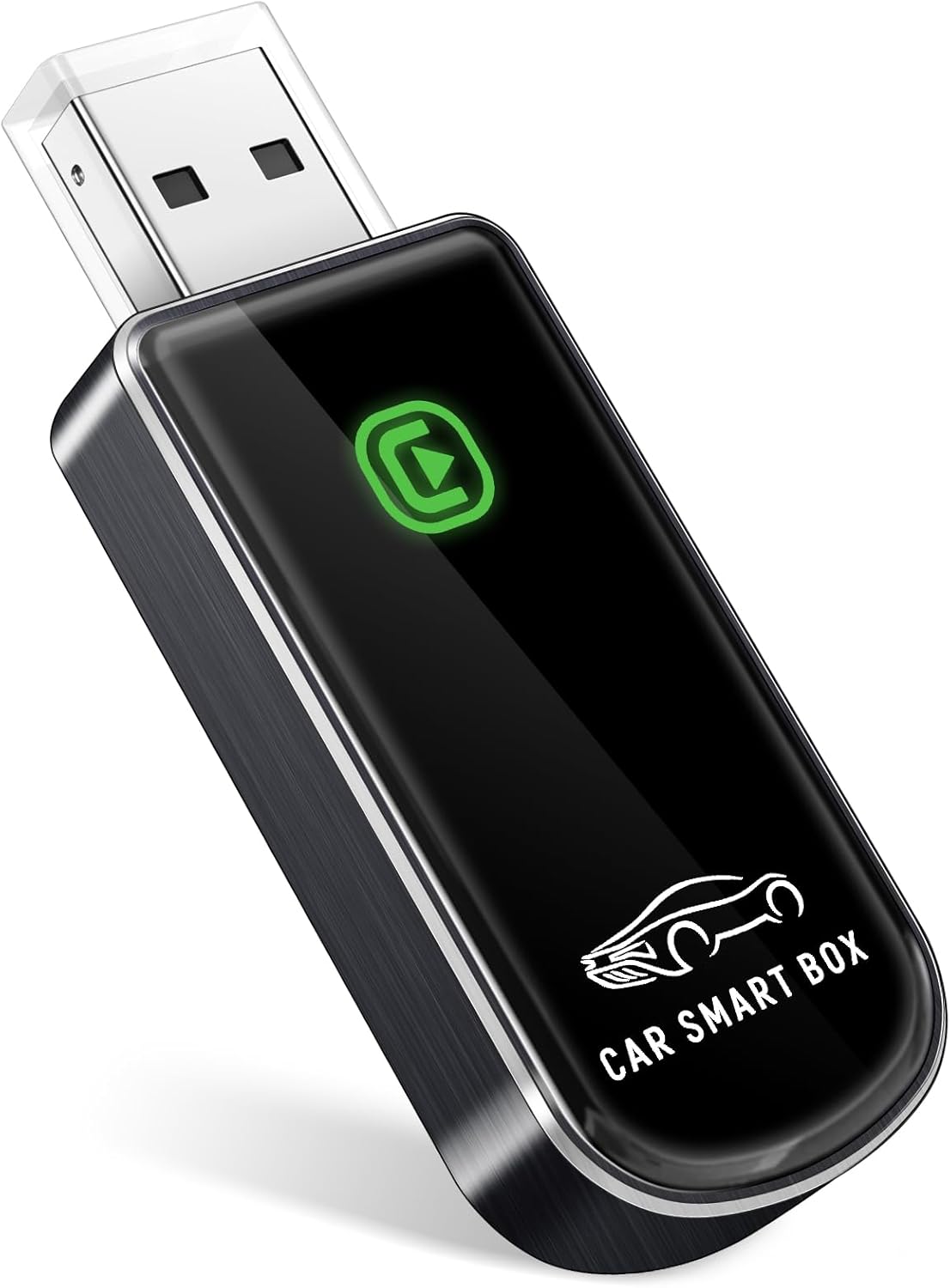 61Dic0KUp4L._AC_SL1500_.jpg Wireless CarPlay Adapter for Apple iPhone iOS 10+ & Cars from 2015+, Mini Edition, Convert Factory Wired to Wireless CarPlay Dongle Plug & Play GPS Digital Media Receiver (Brushed Cobalt Blue) - Image 1