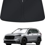 KUST Windshield Sun Shade for Honda CRV 2023-2025 2026 Honda CR-V Accessories Window Shade Sun Visor Cover Foldable Blocks UV Rays Keep Your Car Cooler