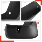 A-Premium Set of 4 Front & Rear Mud Flaps Splash Guards Mudguards with Hardware Kits Compatible with Mazda CX-50 2023-2024, 2.5L - Image 7