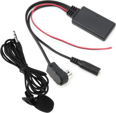 Bluetooth cda, Bluetooth 5.0 AUX Cable Adapter with Microph Handsfree Car Fit for Kit ABS DC12V - Image 9