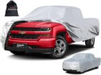 Kayme 6 Layers Truck Cover Waterproof All Weather - See Vehicle Size Chart - Heavy Duty Outdoor Pickup Cover Sun Uv Rain Protection, Universal Fit Most Extended Cab Long Bed, Length Up to 248 inch.