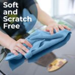 Avalon Towels Microfiber Cleaning Cloths (Value Pack of 36) - Size 16 x 16 Inches, Highly Absorbent Cleaning Rags, Lint Free, Reusable and Washable, Microfiber Towels for Cars - Image 4