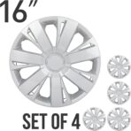 SCITOO Premium 16 Inch Hubcaps Set of 4 Wheel Rim Cover OEM Style Easy Snap On Car Truck SUV Hub Cap Replacement for Mazda,for Dodge,for Ford,for Honda,for Kia,for Mitsubishi,for Hyundai,etc. - Image 9