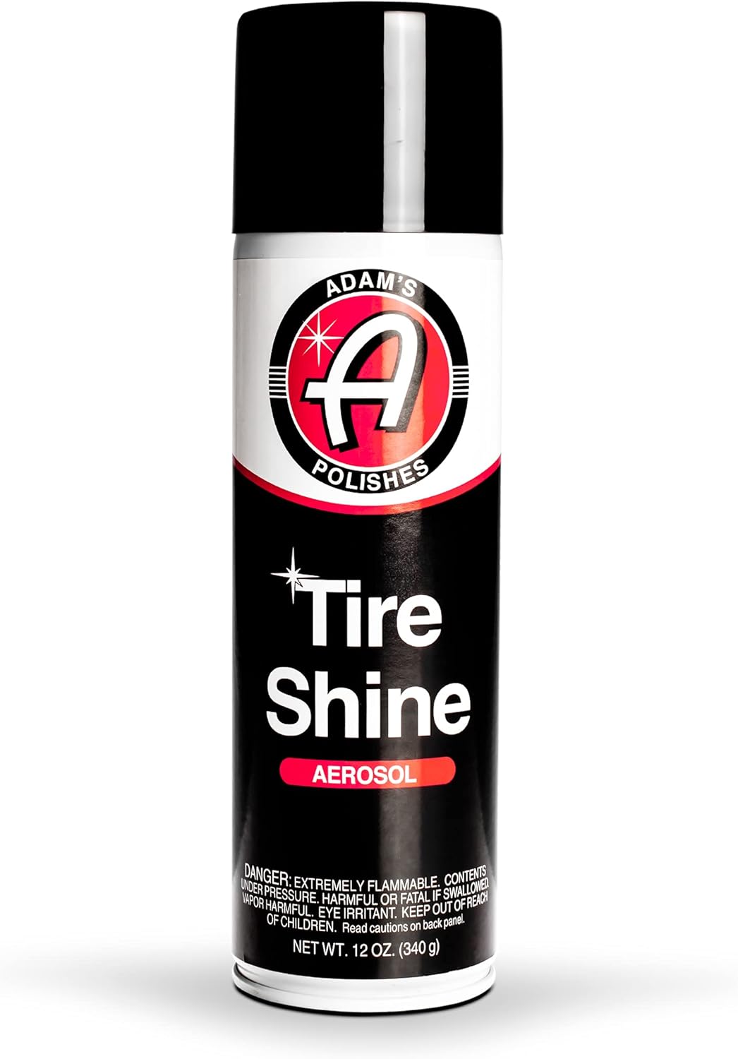 61EIGCRBMwS._AC_SL1500_.jpg Adam's Polishes Aerosol Tire Shine 12oz - Fast, Easy, Effective Way to Add Gloss - No-Sling Use with or Without Tire Applicator - Image 1
