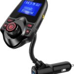 ONN Upgraded 2026 Bluetooth Car FM Transmitter, 1.44” LCD Display, Flexible Gooseneck, Hands-Free Calling, Dual USB Fast Charger, AUX & Micro SD Support for Cars, SUVs & Trucks