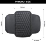 Ouzorp Car Center Console Cover, Upgraded Microfiber Leather Car Arm Rest Cover with 2 Storage Bags, Universal Armrest Cover for Car Storage Box Car Interior Accessories Protector for Most Vehicle - Image 2