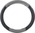 GIANT PANDA Car Steering Wheel Cover for Ford - F150 F250 F350 Expedition, (15.5-16 inches - Black+Gray) - Image 8