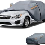 Waterproof Impreza Hatchback（2000-2026 Car Cover with Breathable Vents, [2026 Upgrade] Premium Covers with Cotton Liner and Zipper Door,Sun Rain Snow Dust Uv Protection.(Gift with Towel)