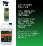 3D Ultra Protectant Tire Shine Spray – Water-Based High Gloss Tire Dressing | Long Lasting UV Protection for Rubber & Vinyl | No Sling | Made in USA |16 oz - Image 2