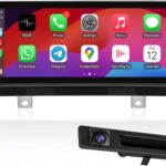 PEMP 10.25" Linux Screen for BMW (2012-2017) 3 Series F30 NBT CIC System, CarPlay Support iOS 26 Android Auto Mirror Link with a 720P AHD Revers Camera