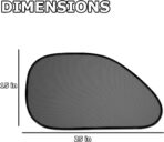 VaygWay Baby Window Sun Shade- Car Accessories Side Sun Visor- Kids Pets Seat 2 Pk- Sun Glare UV Rays Protection - Image 5