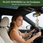 Essential Oil Car Air Freshener 2-Pack, Hanging Auto Diffuser for Rearview Mirror, Clean & Fresh Aesthetic Interior Decor Accessories (Bamboo Rain & White Tea) Inspired by Westin Hotel - Image 4