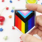 Overdecor Pride Progress Rainbow Gay Flag Decal Stickers Car Emblem LGBTQ Car Accessories Decorations Chrome Shield Flag Sticker Decals for Cars Truck Vehicles, 2 Pack - Image 2