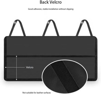 Car Trunk Organizer, LARGE CAPACITY Car Storage Bag with 9 Pockets, 9X Upgraded Trunk Storage Organizer for Car, SUV, Truck, MPV - Image 5