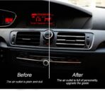 20 Pieces Car Air Conditioner Decoration Strip for Vent Outlet, Universal Waterproof Bendable Air Vent Outlet Trim Decoration, Suitable for Most Air Vent Outlet, Car Interior Accessories (Silver) - Image 6