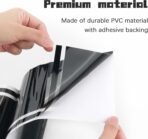 2PCS Racing Stripes Car Hood Decal with Scraper,Stylish Hood Decals for Cars Decorates Hoods Cover and Scratch Protection,Universal Vinyl Car Decals for Cars Modifications (Black) - Image 3