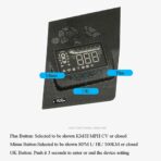 HIGH FLYING for Toyota RAV4 2019-2023 Car Accessories Head Up Display HUD Electronic Digital Device ABS Black A Set (Not fit Prime Version) - Image 4