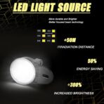 LED Interior Courtesy Footwell Lights Under Dashboard Floor Lamp Assembly for Dodge Durango Ram 1500 2500 3500 Classic Wrangler Grand Cherokee, White of 2pcs,OEM #68395784AA - Image 2