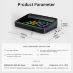 Heads Up Display for Cars, Car HUD H4, gps Speedometer, First Colorful, Large Font Digital Speedometer GPS with Speed, Compass, Automatic Sensing, Speeding Alarm, Suitable for All Cars. - Image 8