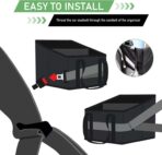 Car Seat Organizer, Car Organizer Backseat, Collapsible Small Auto Seat Storage with Handles and Mesh Pockets, for Front/Rear Consoles Back Seats Traveling - Image 7