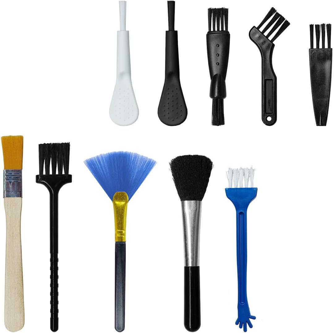 61Fx32CJRIL._AC_SL1200_.jpg 10PCS Car Detailing Brush Kit, Nylon Anti-Static Car Interior Cleaning Tools, Portable Crevice Cleaning Brush Auto Dusting Tool Multipurpose for Dashboard Air Vent Computer Keyboard - Image 1